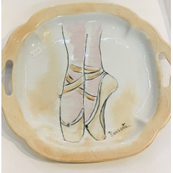 Piatto in ceramica Danzarte